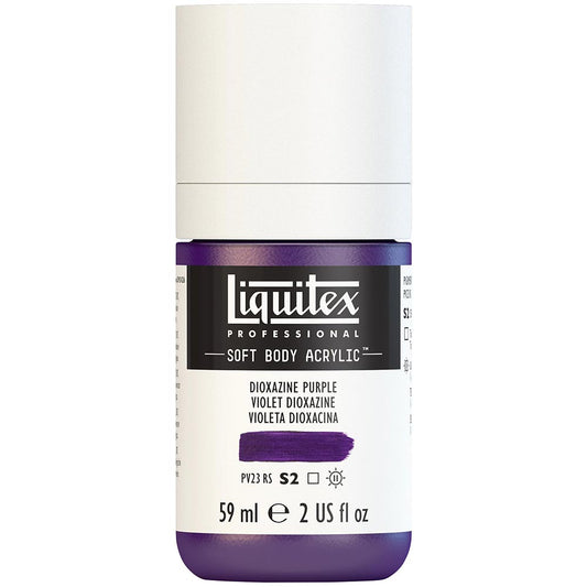 Liquitex Professional Soft Body Akrilik Boya 59ml Dioxazine Purple 186 S2