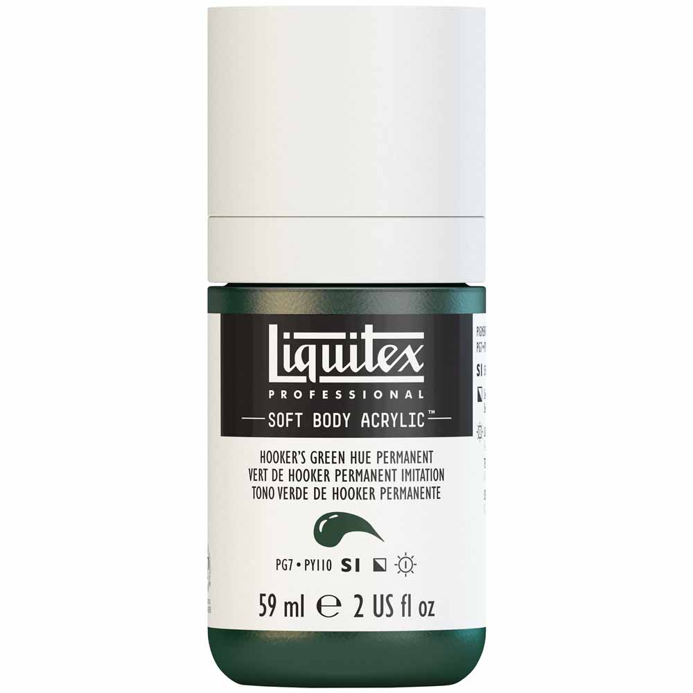 Liquitex Professional Soft Body Akrilik Boya 59ml Hooker’s Green Hue Permanent 224 S1