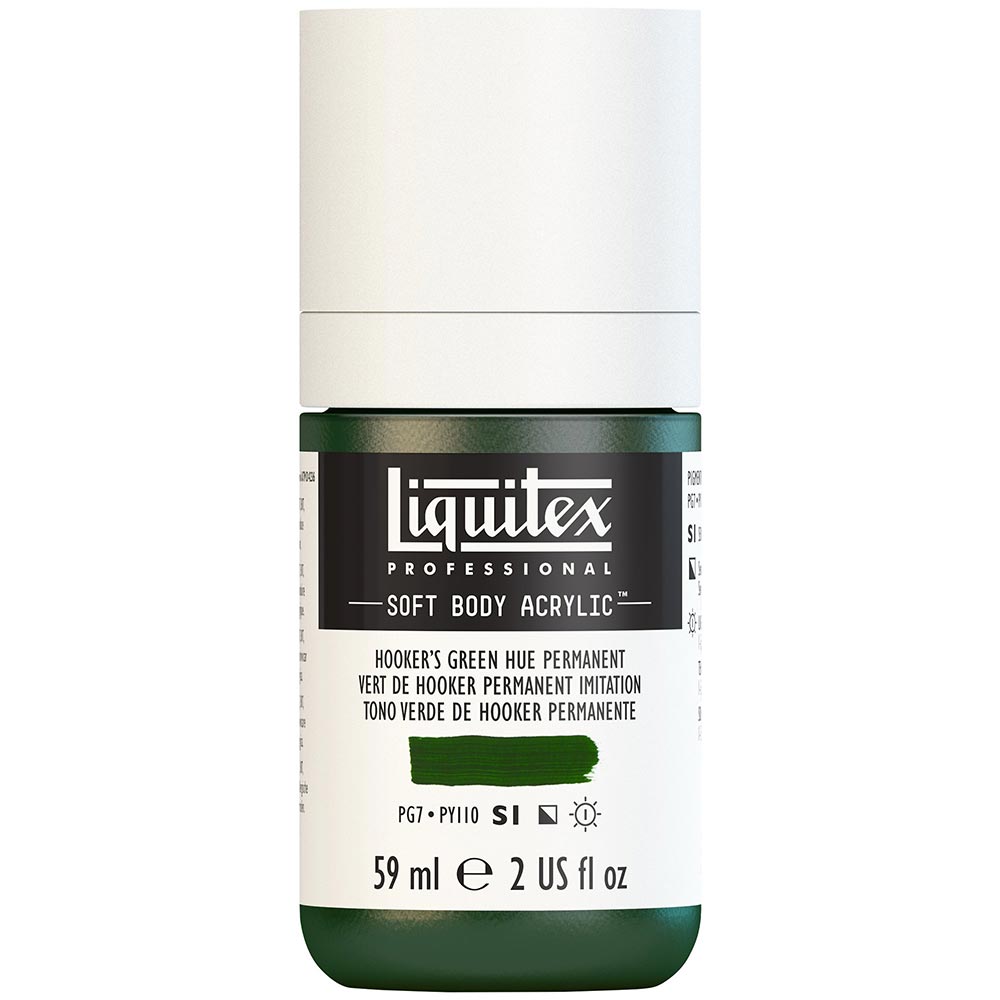 Liquitex Professional Soft Body Akrilik Boya 59ml Hooker’s Green Hue Permanent 224 S1