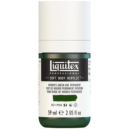 Liquitex Professional Soft Body Akrilik Boya 59ml Hooker’s Green Hue Permanent 224 S1