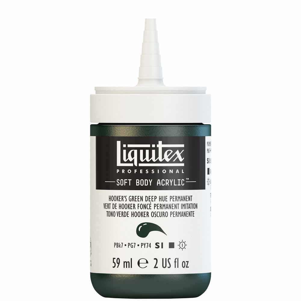 Liquitex Professional Soft Body Akrilik Boya 59ml Hooker’s Green Deep Hue Permanent 225 S1