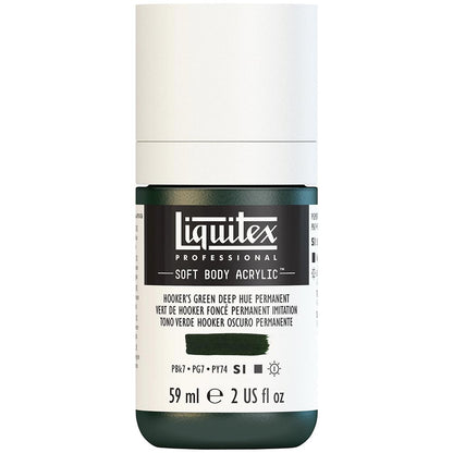 Liquitex Professional Soft Body Akrilik Boya 59ml Hooker’s Green Deep Hue Permanent 225 S1