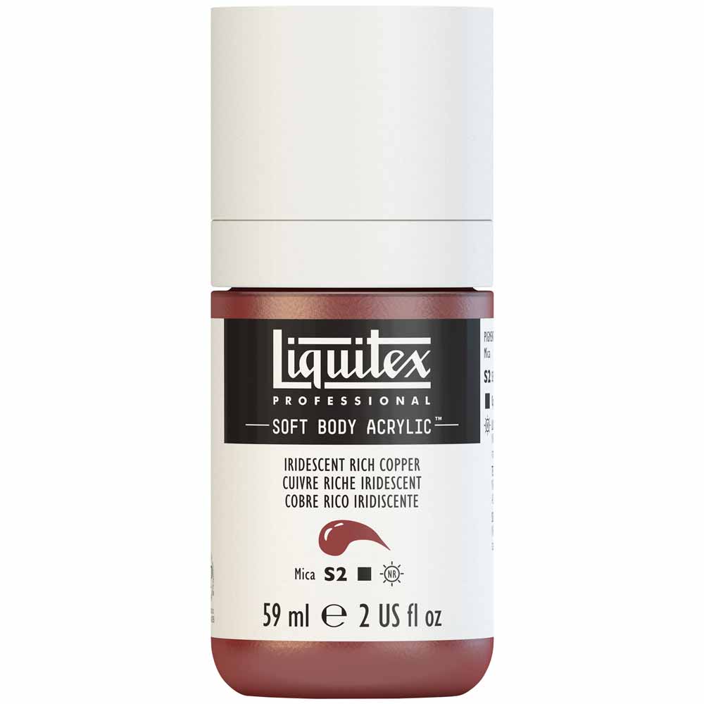 Liquitex Professional Soft Body Akrilik Boya 59ml Iridescent Rich Copper 230 S2