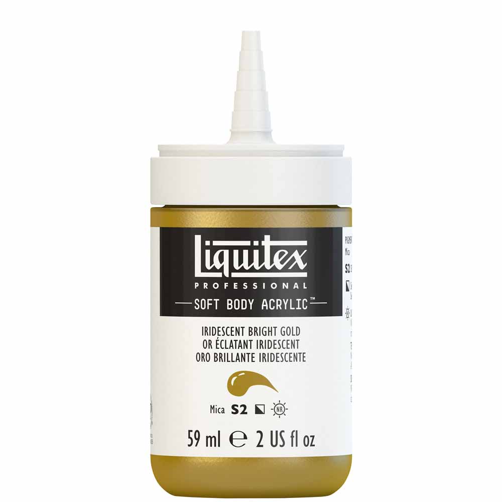 Liquitex Professional Soft Body Akrilik Boya 59ml Iridescent Bright Gold 234 S2