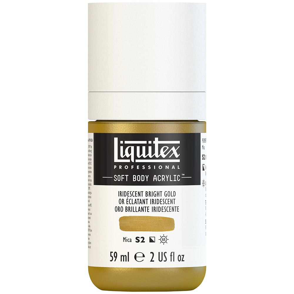 Liquitex Professional Soft Body Akrilik Boya 59ml Iridescent Bright Gold 234 S2