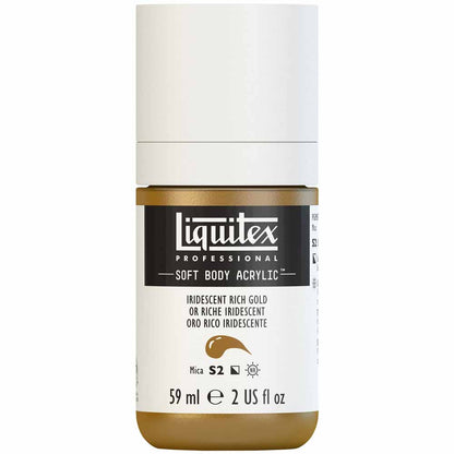 Liquitex Professional Soft Body Akrilik Boya 59ml Iridescent Rich Gold 235 S2