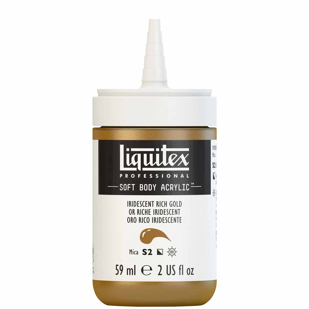 Liquitex Professional Soft Body Akrilik Boya 59ml Iridescent Rich Gold 235 S2