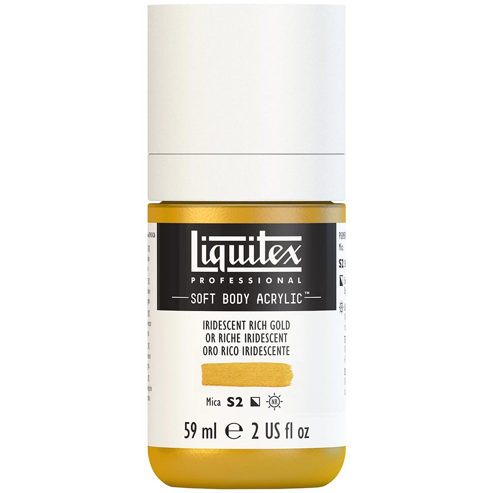 Liquitex Professional Soft Body Akrilik Boya 59ml Iridescent Rich Gold 235 S2