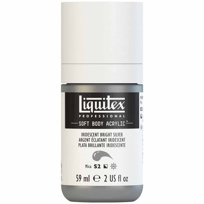Liquitex Professional Soft Body Akrilik Boya 59ml Iridescent Bright Silver 236 S2