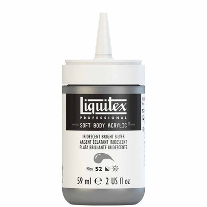 Liquitex Professional Soft Body Akrilik Boya 59ml Iridescent Bright Silver 236 S2
