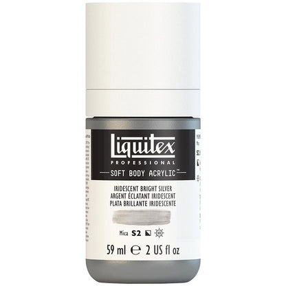 Liquitex Professional Soft Body Akrilik Boya 59ml Iridescent Bright Silver 236 S2
