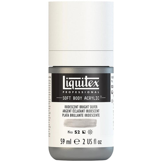 Liquitex Professional Soft Body Akrilik Boya 59ml Iridescent Bright Silver 236 S2