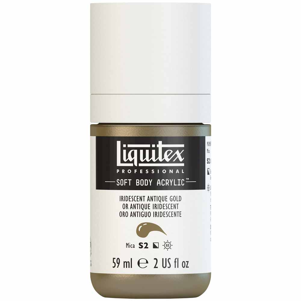 Liquitex Professional Soft Body Akrilik Boya 59ml Iridescent Antique Gold 237 S2