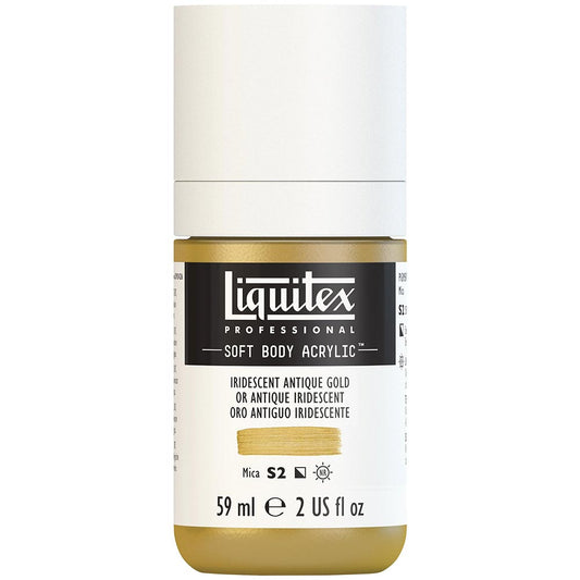 Liquitex Professional Soft Body Akrilik Boya 59ml Iridescent Antique Gold 237 S2