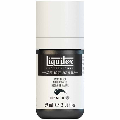 Liquitex Professional Soft Body Akrilik Boya 59ml Ivory Black 244 S1