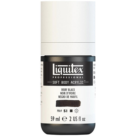 Liquitex Professional Soft Body Akrilik Boya 59ml Ivory Black 244 S1