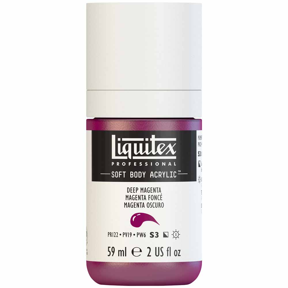 Liquitex Professional Soft Body Akrilik Boya 59ml Deep Magenta 300 S3