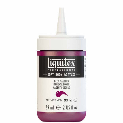 Liquitex Professional Soft Body Akrilik Boya 59ml Deep Magenta 300 S3
