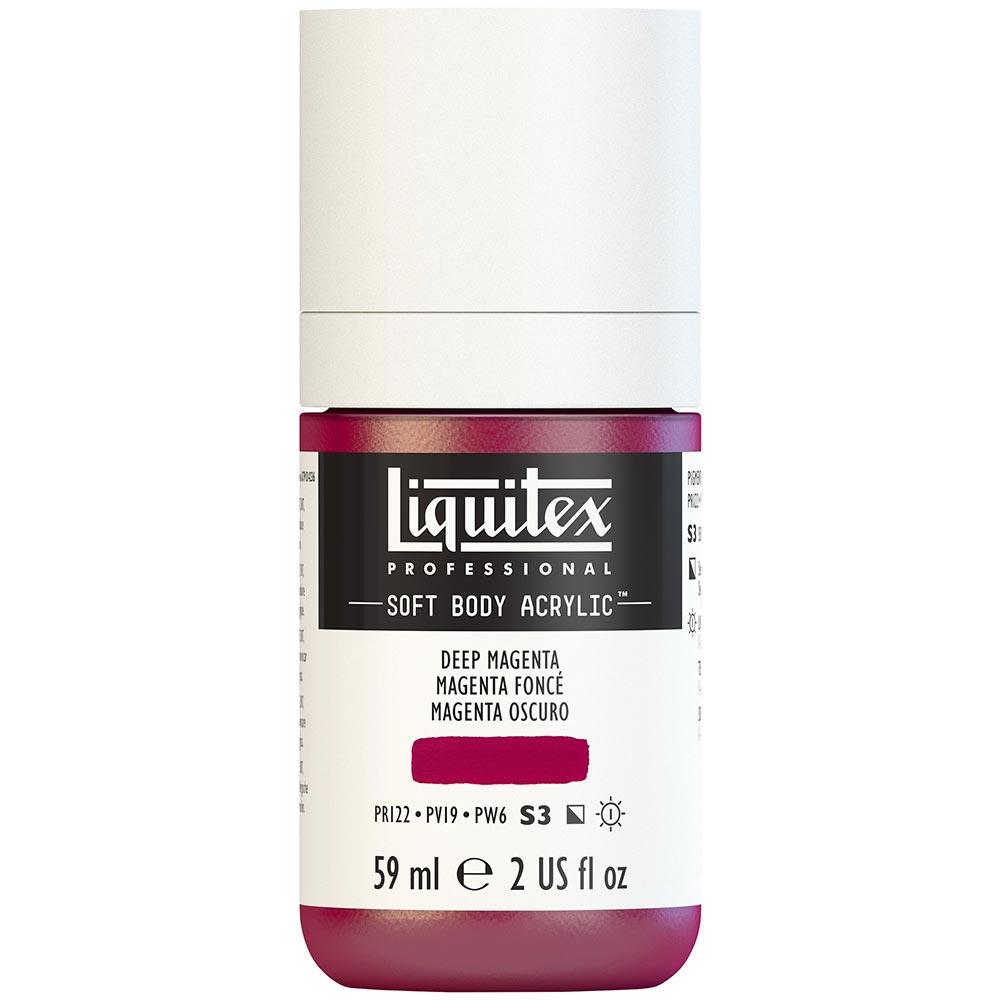 Liquitex Professional Soft Body Akrilik Boya 59ml Deep Magenta 300 S3