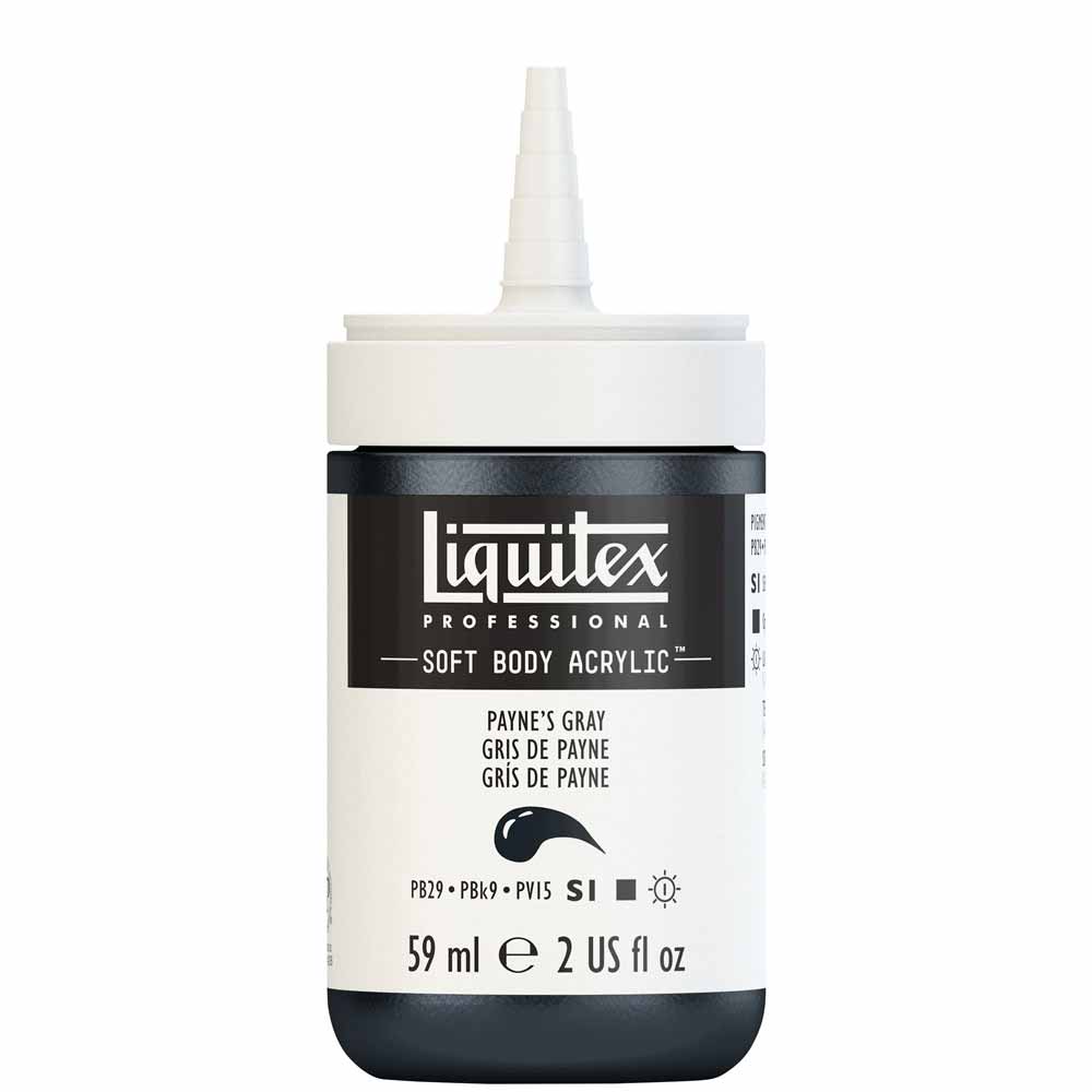 Liquitex Professional Soft Body Akrilik Boya 59ml Payne's Gray 310 S1
