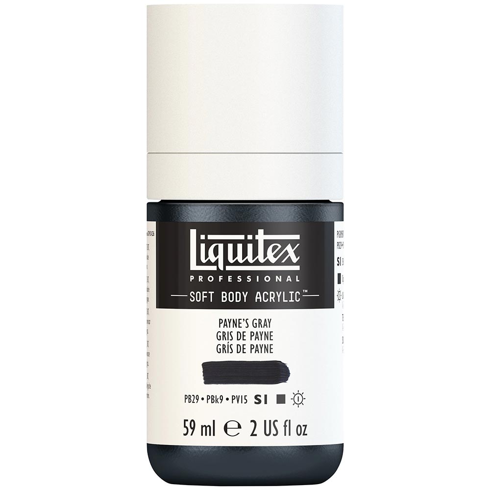 Liquitex Professional Soft Body Akrilik Boya 59ml Payne's Gray 310 S1