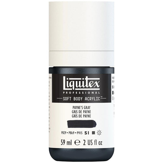 Liquitex Professional Soft Body Akrilik Boya 59ml Payne's Gray 310 S1