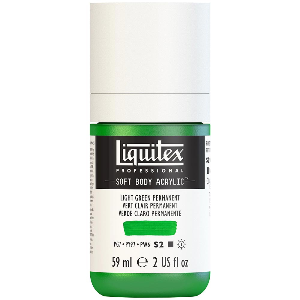 Liquitex Professional Soft Body Akrilik Boya 59ml Light Green Permanent 312 S2