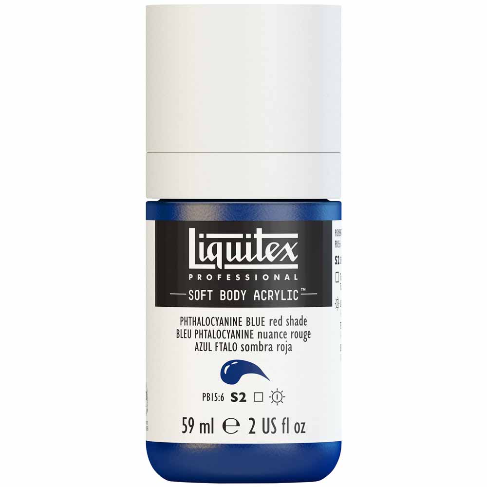 Liquitex Professional Soft Body Akrilik Boya 59ml Phthalocyanine Blue Red Shade 314 S2