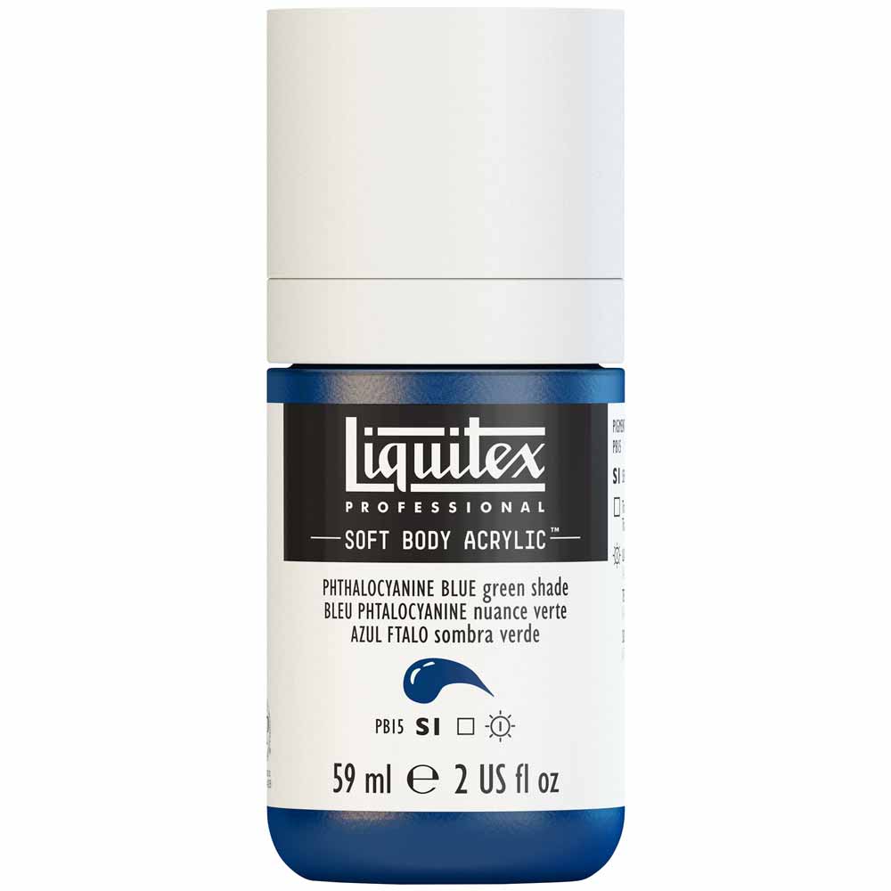 Liquitex Professional Soft Body Akrilik Boya 59ml Phthalocyanine Blue Green Shade 316 S1