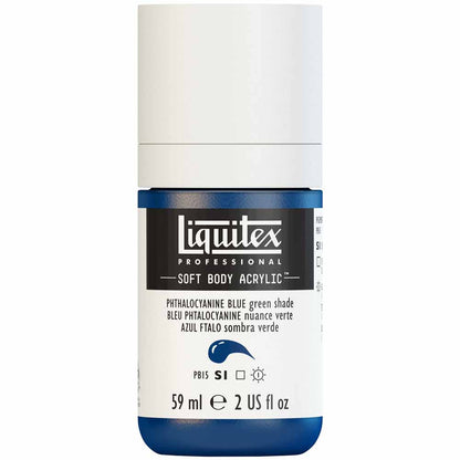 Liquitex Professional Soft Body Akrilik Boya 59ml Phthalocyanine Blue Green Shade 316 S1
