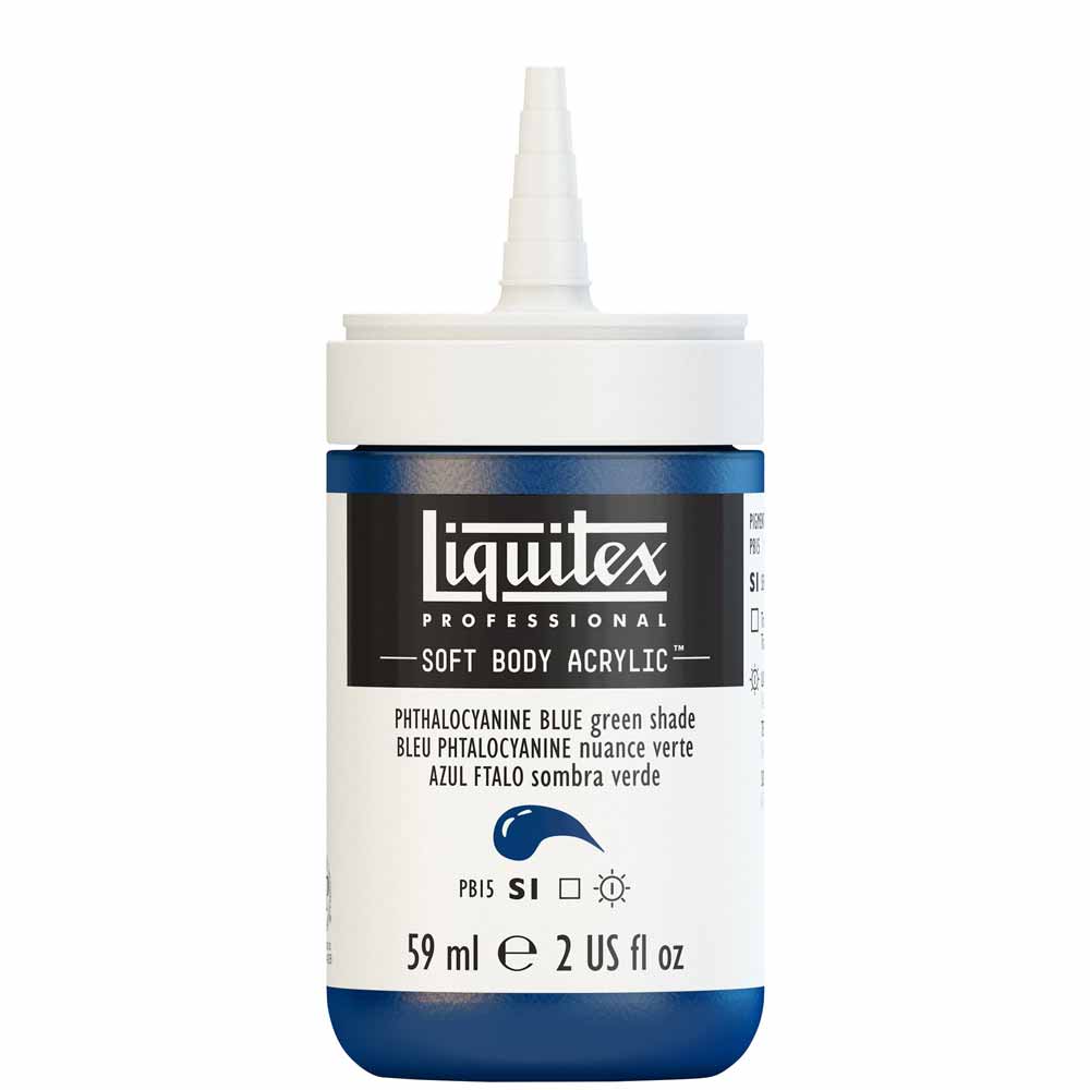 Liquitex Professional Soft Body Akrilik Boya 59ml Phthalocyanine Blue Green Shade 316 S1