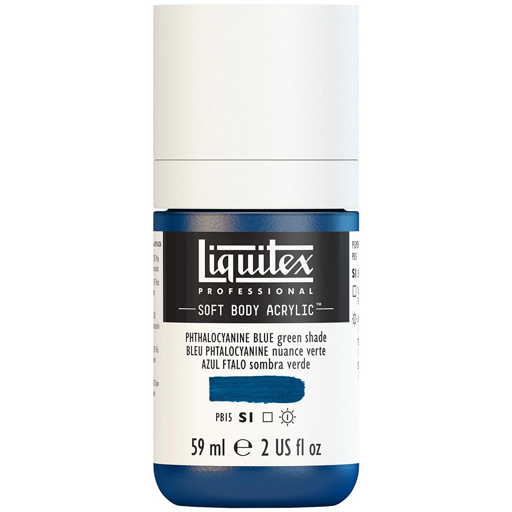 Liquitex Professional Soft Body Akrilik Boya 59ml Phthalocyanine Blue Green Shade 316 S1