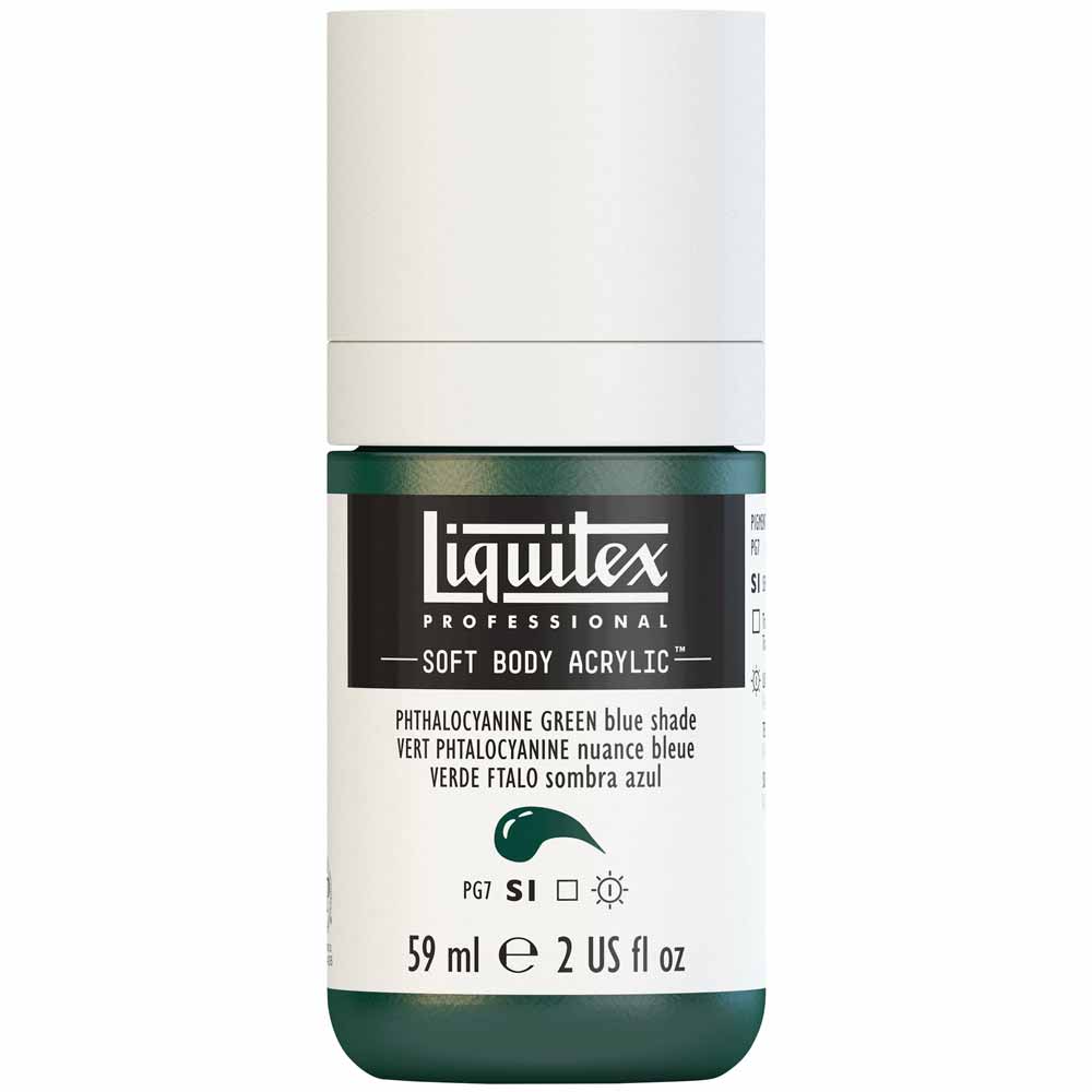 Liquitex Professional Soft Body Akrilik Boya 59ml Phthalocyanine Green Blue Shade 317 S1