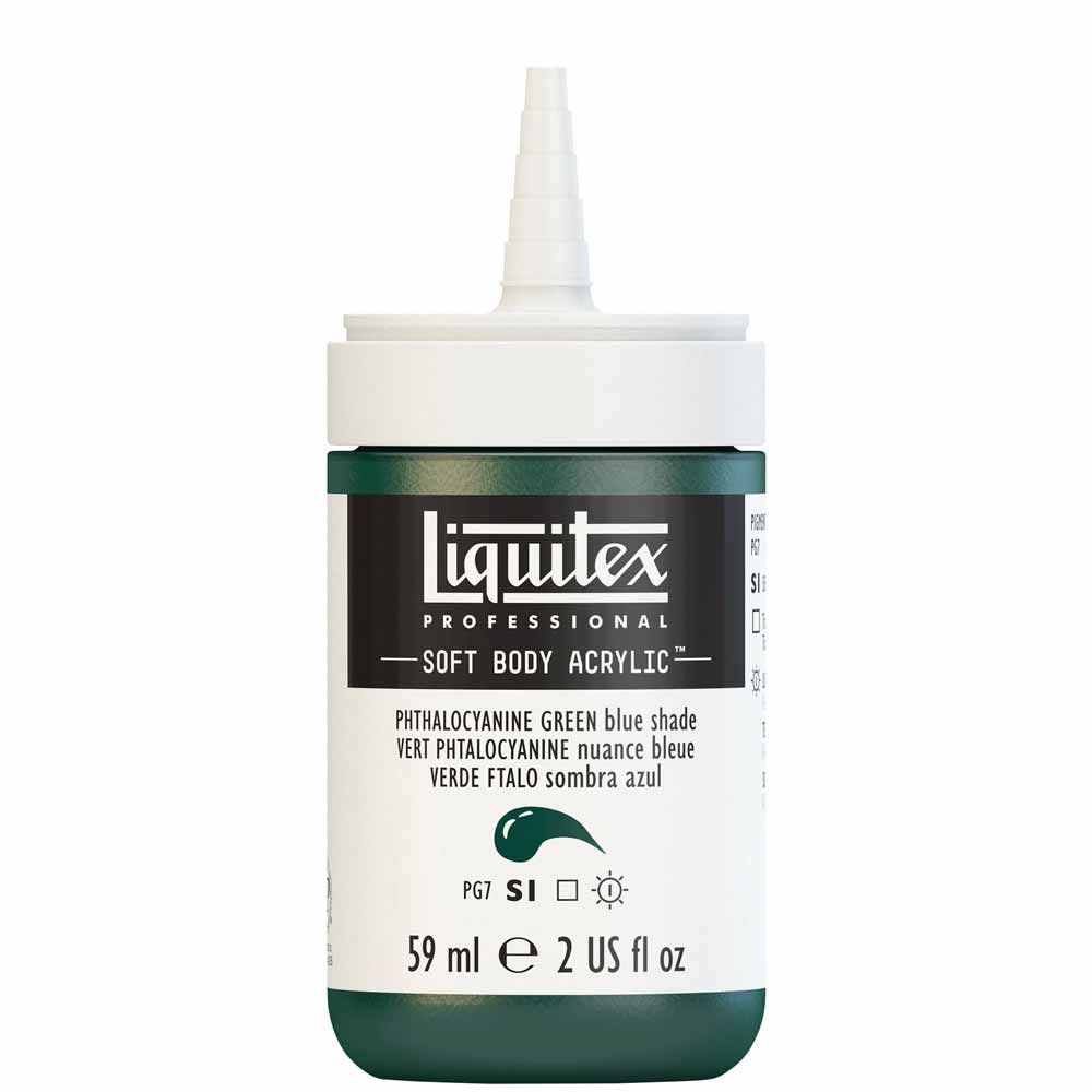 Liquitex Professional Soft Body Akrilik Boya 59ml Phthalocyanine Green Blue Shade 317 S1