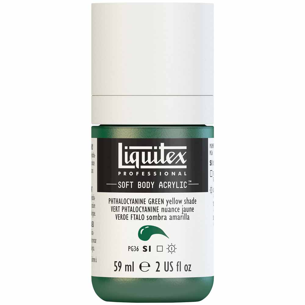 Liquitex Professional Soft Body Akrilik Boya 59ml Phthalocyanine Green Yellow Shade 319 S1