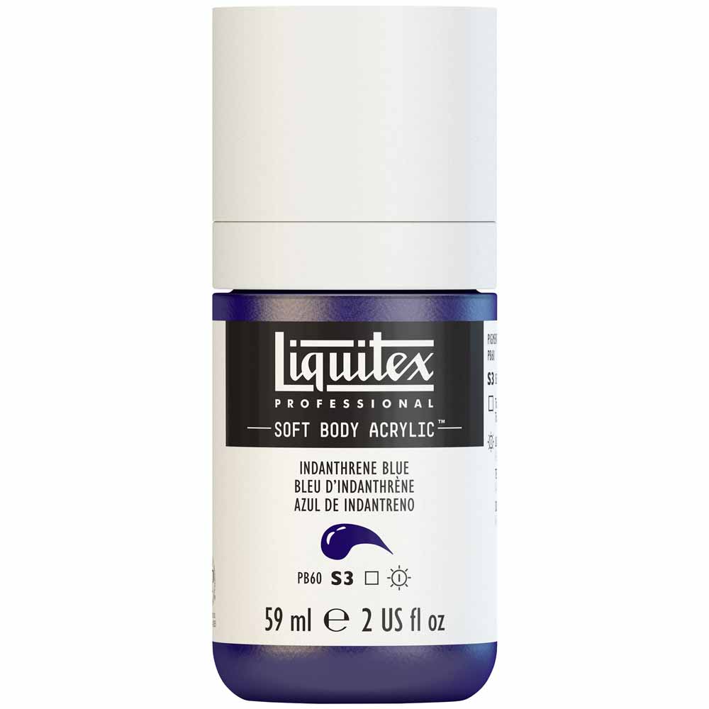 Liquitex Professional Soft Body Akrilik Boya 59ml Indanthrene Blue 322 S3