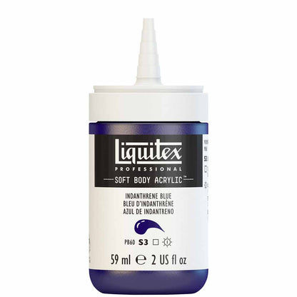 Liquitex Professional Soft Body Akrilik Boya 59ml Indanthrene Blue 322 S3