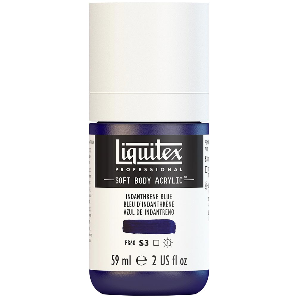 Liquitex Professional Soft Body Akrilik Boya 59ml Indanthrene Blue 322 S3