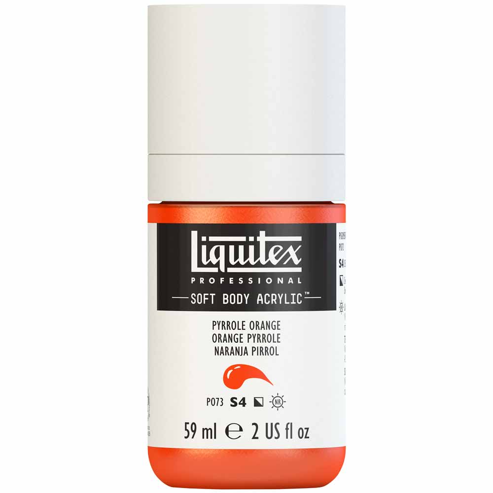Liquitex Professional Soft Body Akrilik Boya 59ml Pyrrole Orange 323 S4