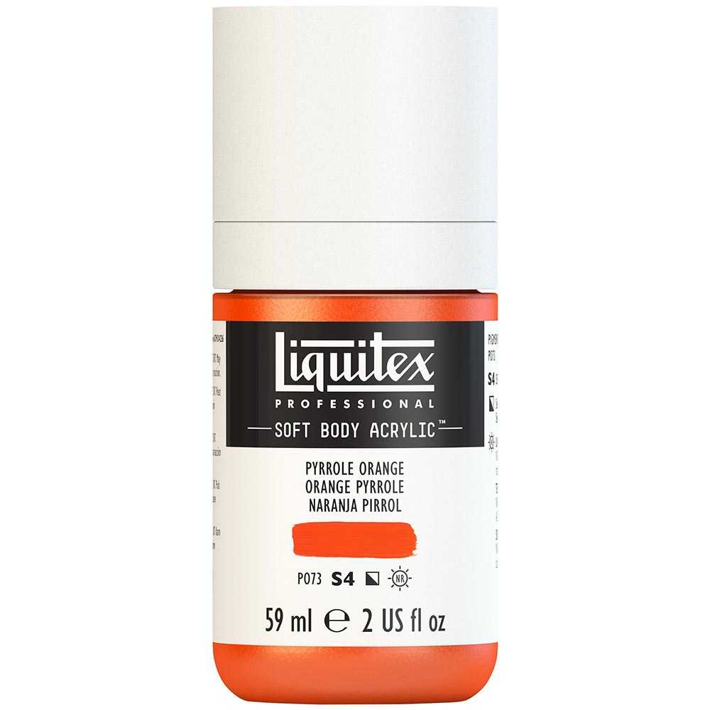 Liquitex Professional Soft Body Akrilik Boya 59ml Pyrrole Orange 323 S4