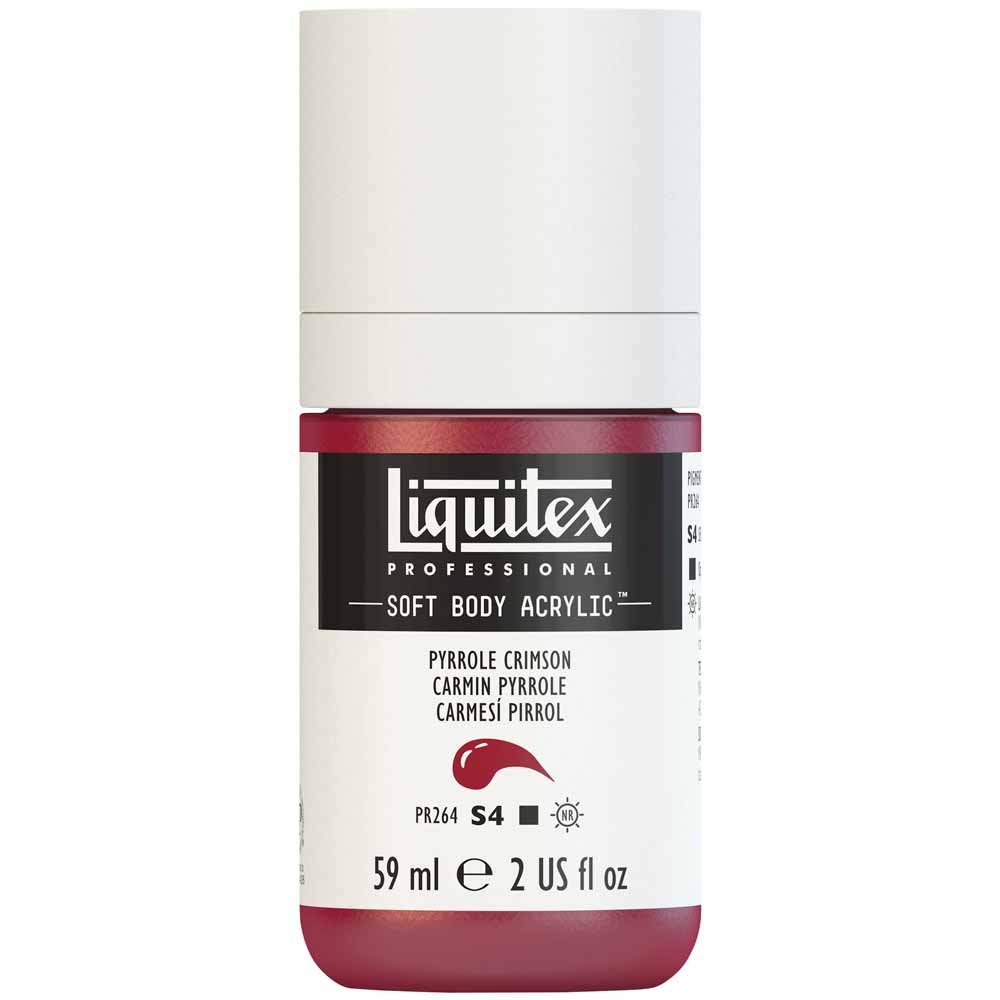 Liquitex Professional Soft Body Akrilik Boya 59ml Pyrrole Crimson 326 S4