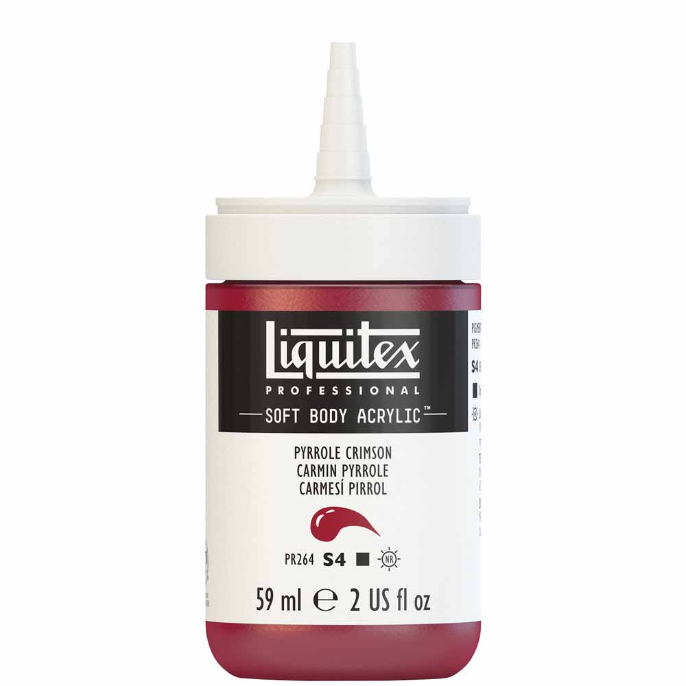 Liquitex Professional Soft Body Akrilik Boya 59ml Pyrrole Crimson 326 S4