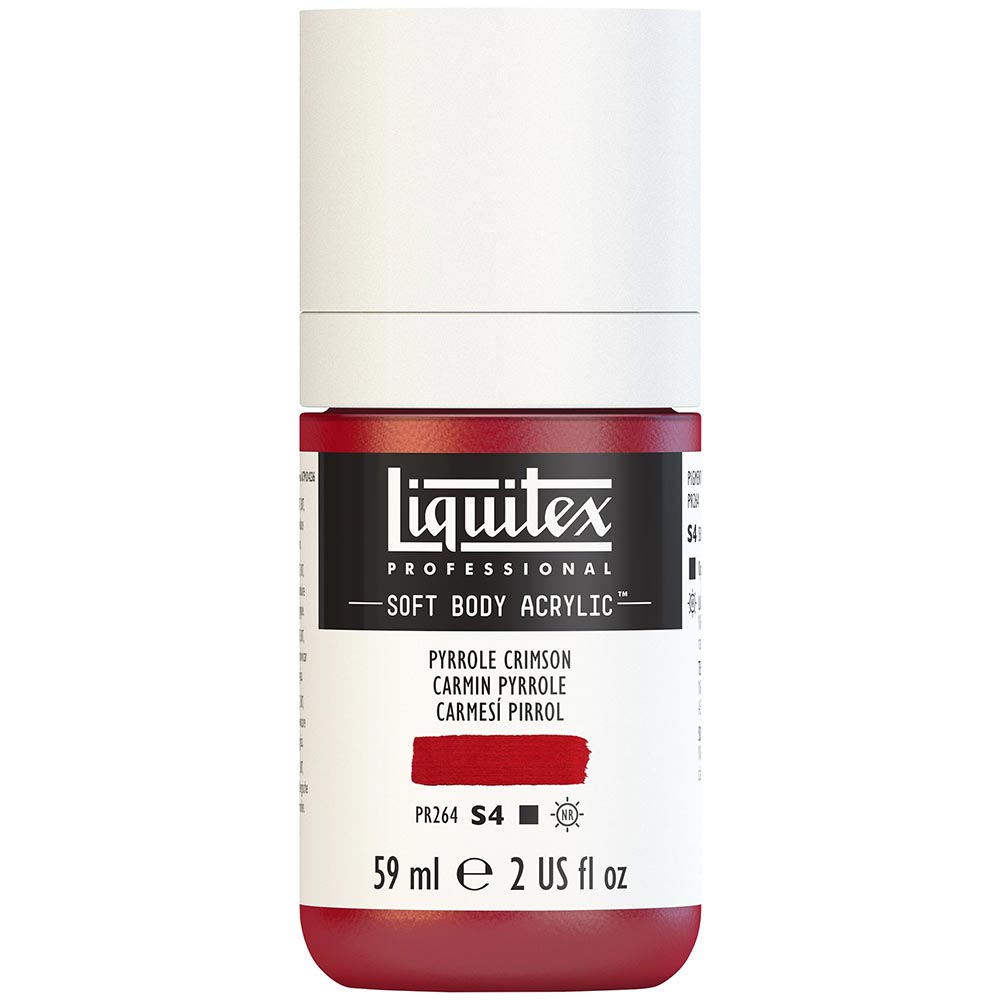 Liquitex Professional Soft Body Akrilik Boya 59ml Pyrrole Crimson 326 S4
