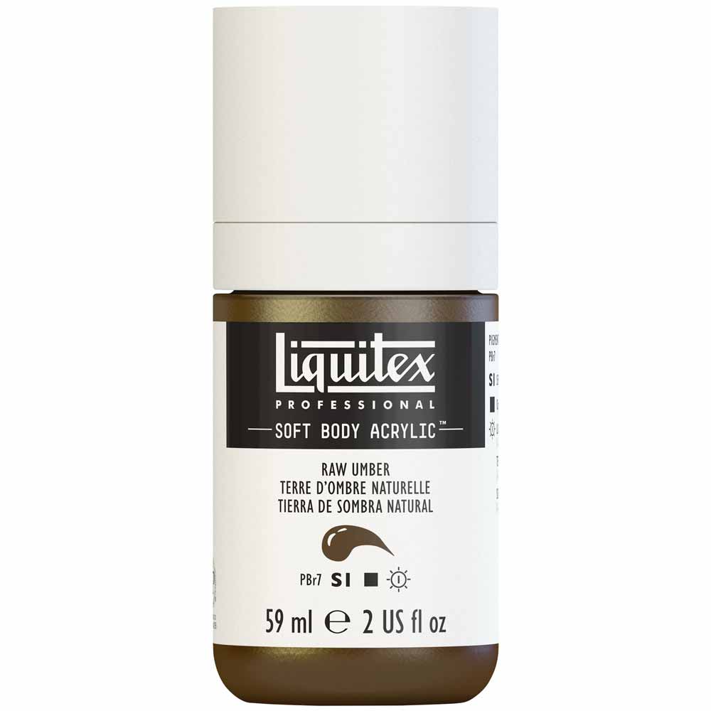 Liquitex Professional Soft Body Akrilik Boya 59ml Raw Umber 331 S1