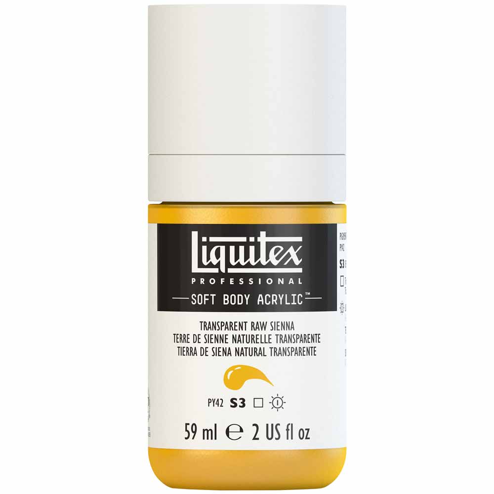 Liquitex Professional Soft Body Akrilik Boya 59ml Transparent Raw Sienna 332 S3