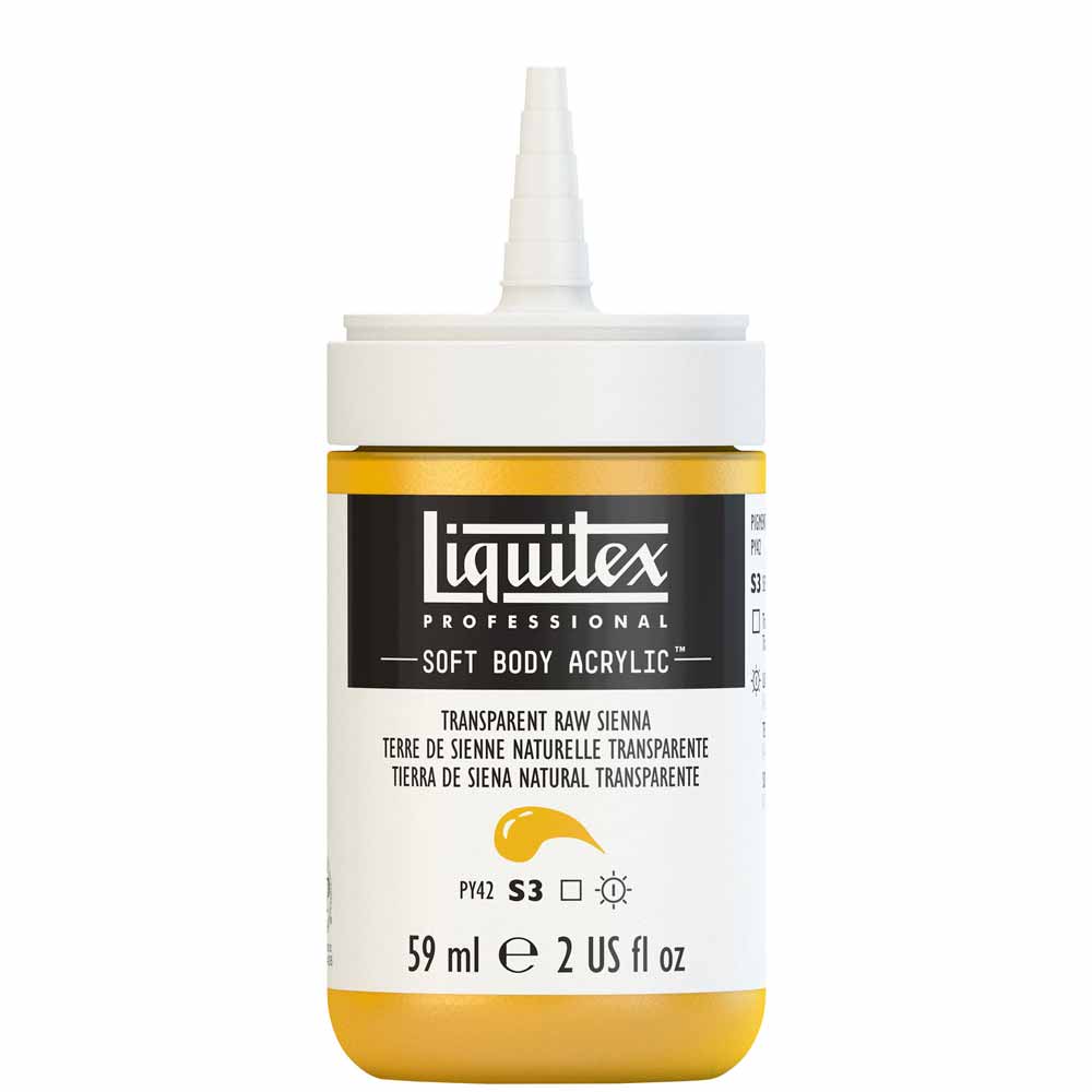 Liquitex Professional Soft Body Akrilik Boya 59ml Transparent Raw Sienna 332 S3