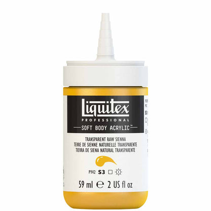 Liquitex Professional Soft Body Akrilik Boya 59ml Transparent Raw Sienna 332 S3