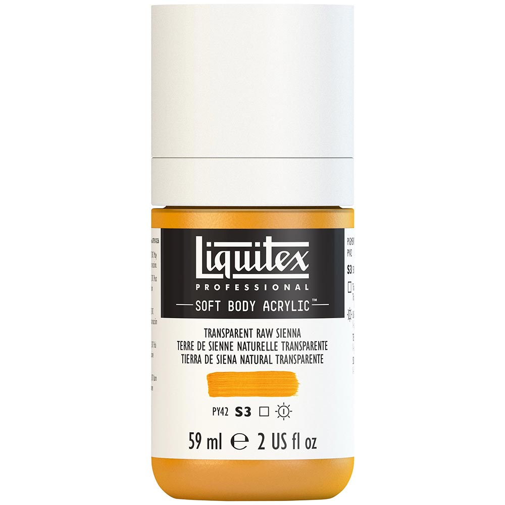 Liquitex Professional Soft Body Akrilik Boya 59ml Transparent Raw Sienna 332 S3