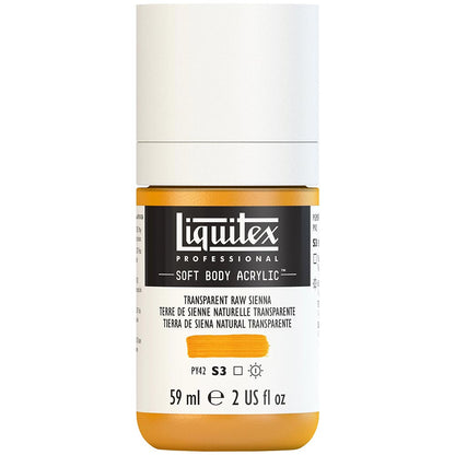Liquitex Professional Soft Body Akrilik Boya 59ml Transparent Raw Sienna 332 S3