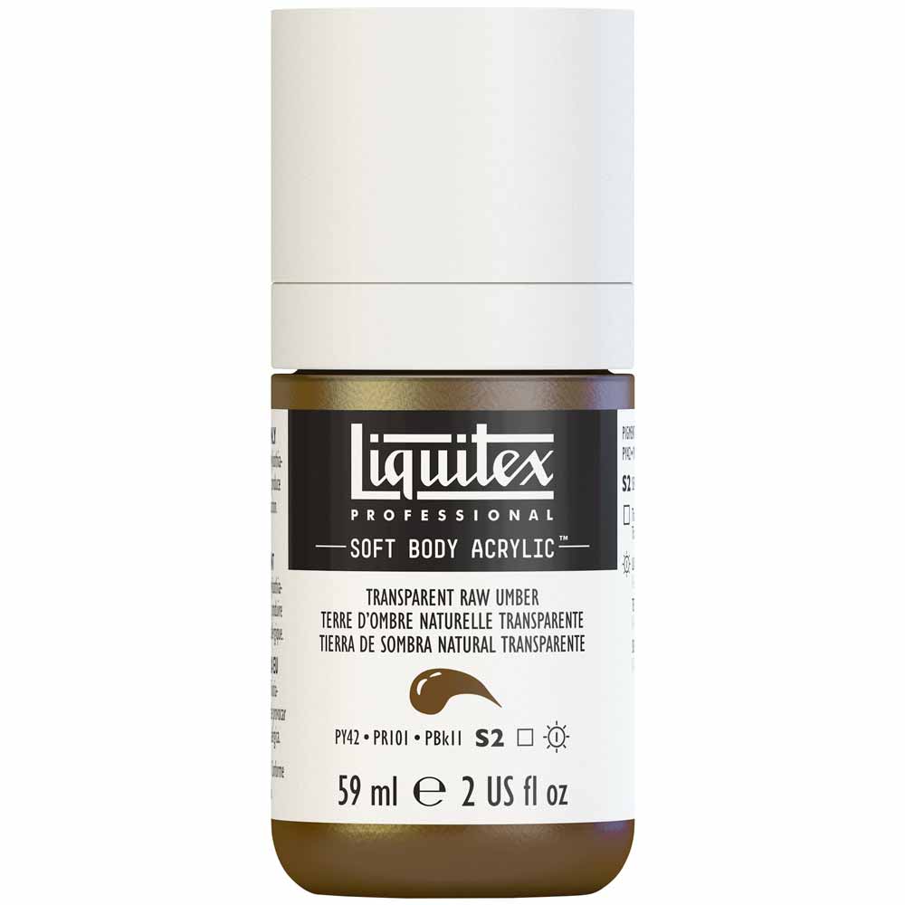Liquitex Professional Soft Body Akrilik Boya 59ml Transparent Raw Umber 333 S2